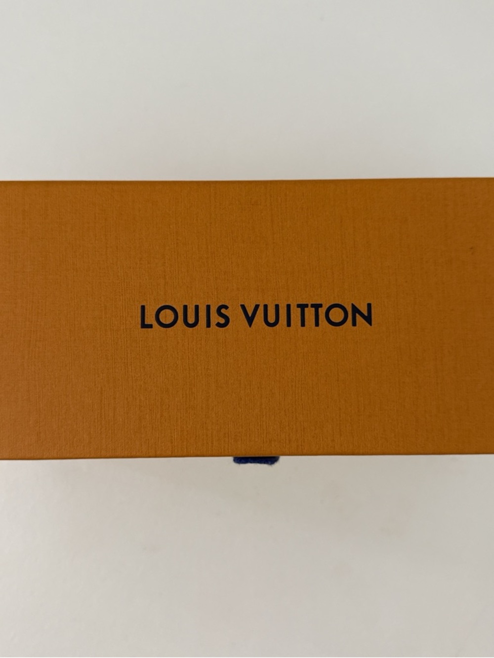 Louis Vuitton Orange Box with Navy Logo